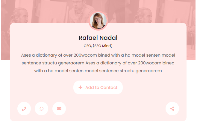 vCard Preview